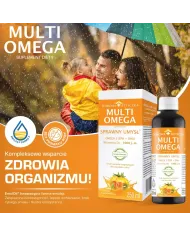 MultiOmega – zestaw 2x 250 ml, omega-3 EPA i DHA + witaminy
