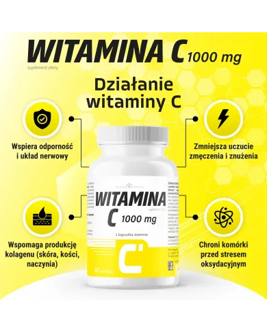 Witamina C 1000 mg – zestaw 2x 90 kapsułek