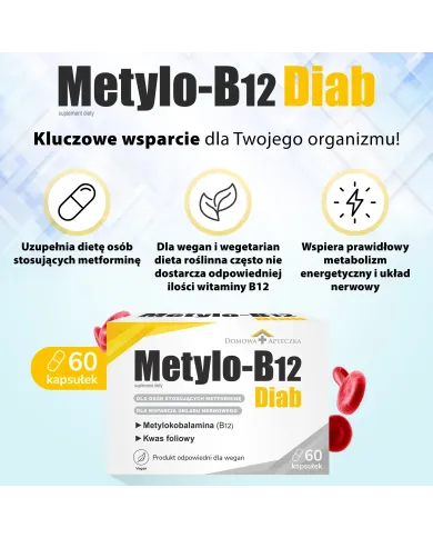 Metylo-B12 Diab – zestaw 2x 60 kapsułek