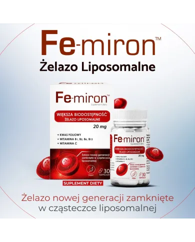 Fe-miron – zestaw 2 szt. żelazo liposomalne
