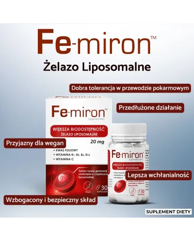 Fe-miron – zestaw 2 szt. żelazo liposomalne