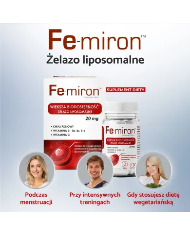 Fe-miron – zestaw 2 szt. żelazo liposomalne
