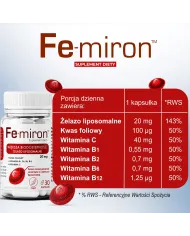 Fe-miron – zestaw 2 szt. żelazo liposomalne