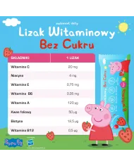 Lizak Peppa truskawkowy – zestaw 5 szt.