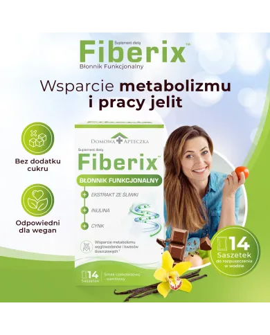 Fiberix – zestaw 3x 14 saszetek błonnika