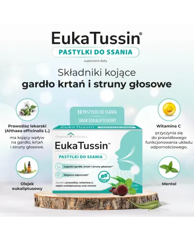 EukaTussin Pastylki 2x – zestaw | Domowa Apteczka