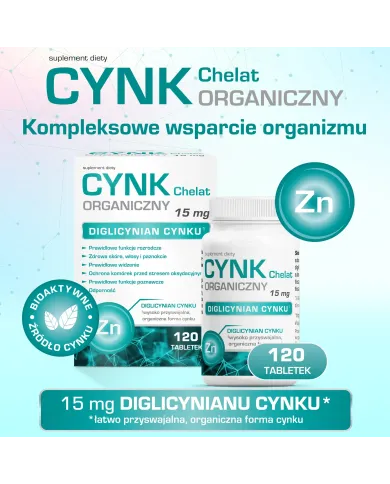 Cynk Organiczny Chelat – zestaw 2 szt.