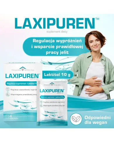 Laxipuren Laktitol 10 g – zestaw 2 szt.