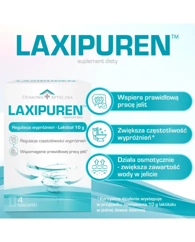 Laxipuren Laktitol 10 g – zestaw 2 szt.