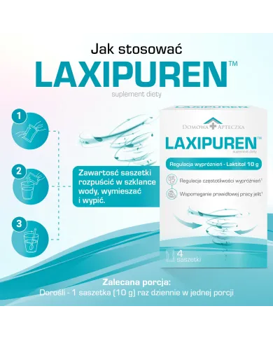 Laxipuren Laktitol 10 g – zestaw 2 szt.