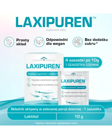 Laxipuren Laktitol 10 g – zestaw 2 szt.