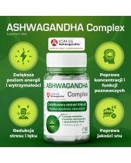 Ashwagandha Complex – adaptogen na stres i energię