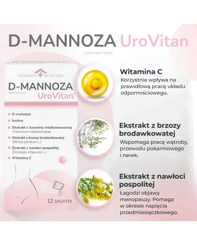 D-Mannoza UroVitan – zestaw 2 szt.