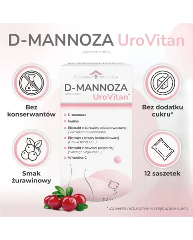 D-Mannoza UroVitan – zestaw 2 szt.