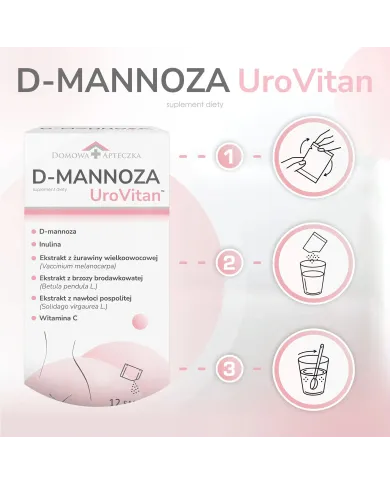 D-Mannoza UroVitan – zestaw 2 szt.