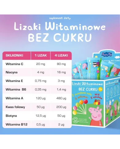 Lizaki Witaminowe bez cukru – zestaw