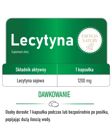 Lecytyna – zestaw 2 szt. na pamięć i wątrobę