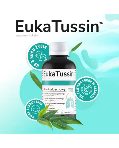 Zestaw EukaTussin: syrop + pastylki + plastry Aroma