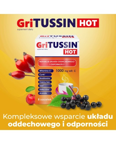 GriTussin Hot – gorący napój na przeziębienie i grypę