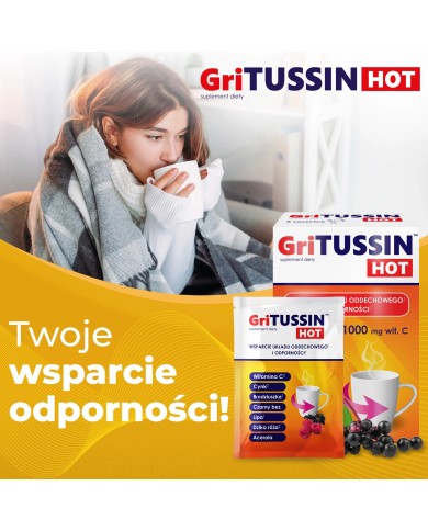 GriTussin Hot – gorący napój na przeziębienie i grypę