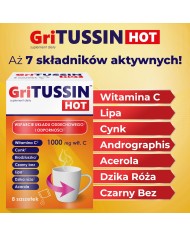 GriTussin Hot – gorący napój na przeziębienie i grypę