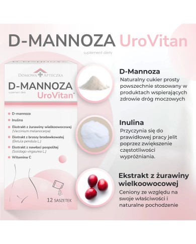 D-Mannoza UroVitan 6000 mg – wsparcie układu moczowego