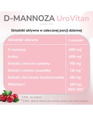 D-Mannoza UroVitan 6000 mg – wsparcie układu moczowego