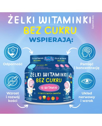 Żelki Witaminki bez cukru – zestaw 2 szt. dla dzieci