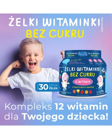 Żelki Witaminki bez cukru – witaminy dla dzieci