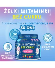 Żelki Witaminki bez cukru – witaminy dla dzieci