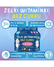 Żelki Witaminki bez cukru – witaminy dla dzieci