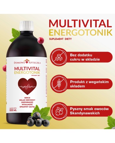 Multivital Energotonik – tonik z 15 witaminami i minerałami