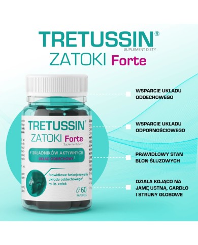 Tretussin Zatoki Forte – na zatoki i drożność nosa
