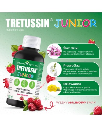 Tretussin Junior – syrop na kaszel dla dzieci