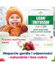Lizaki Tretussin Junior – na gardło dla dzieci
