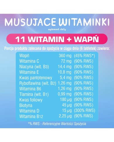 Musujące Witaminki dla dzieci – smaczne tabletki musujące