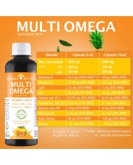 MultiOmega – kwasy omega 3-6-9 i 10 witamin w emulsji