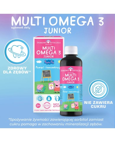 Multiomega 3 Junior – omega-3 DHA i EPA dla dzieci