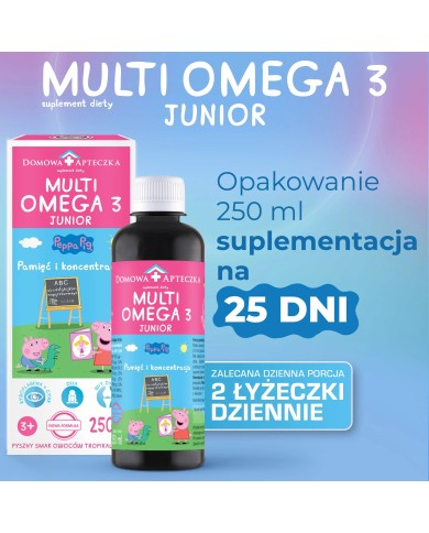 Multiomega 3 Junior – omega-3 DHA i EPA dla dzieci