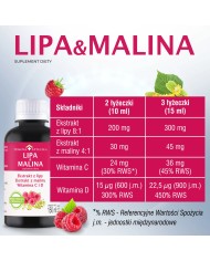 Lipa i Malina – syrop ziołowy na przeziębienie