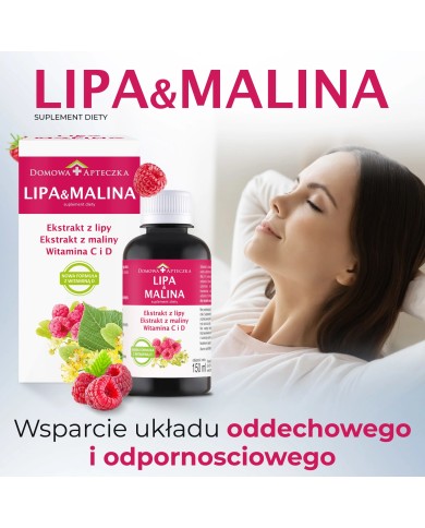 Lipa i Malina – syrop ziołowy na przeziębienie