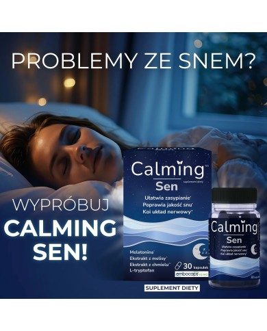 Calming Sen – kapsułki z melatoniną na spokojny sen