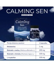 Calming Sen – kapsułki z melatoniną na spokojny sen
