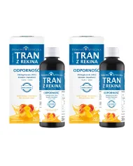 Tran z rekina mango-brzoskwinia – zestaw 2 szt.