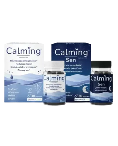 Calming + Calming Sen – zestaw na dzień i noc