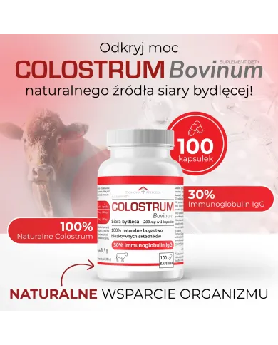 Colostrum Bovinum – siara bydlęca na odporność