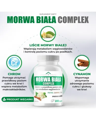 Morwa Biała Complex – regulacja poziomu cukru we krwi