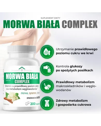 Morwa Biała Complex – regulacja poziomu cukru we krwi