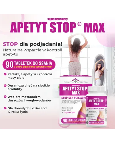Apetyt Stop Max – tabletki hamujące apetyt i kontrola wagi