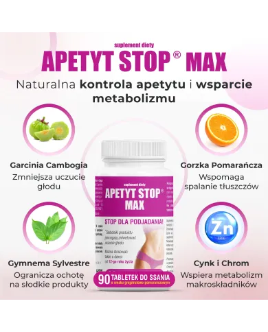 Apetyt Stop Max – zestaw 2 szt. na kontrolę apetytu